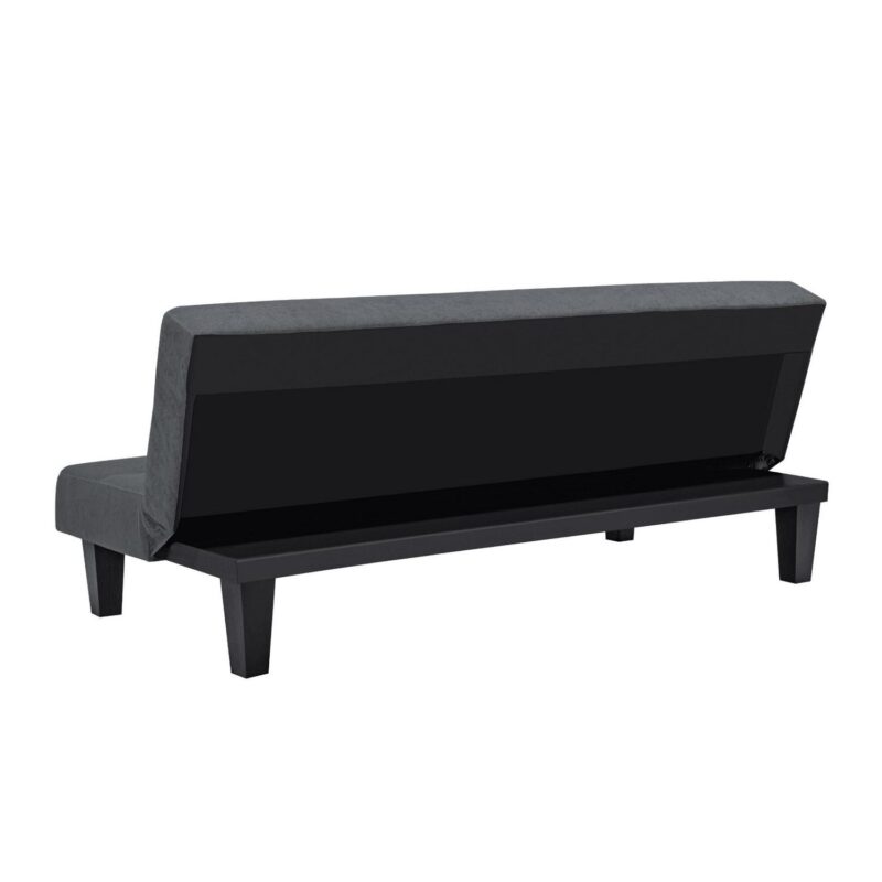 DHP Kebo Futon with Microfiber Cover, Gray Microfiber - Image 13