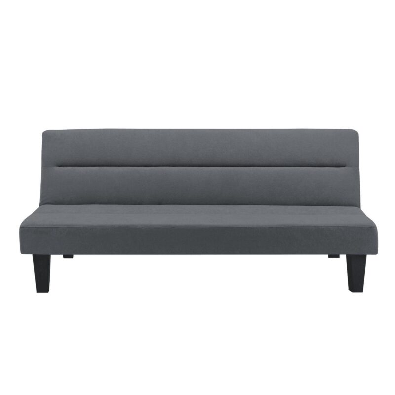 DHP Kebo Futon with Microfiber Cover, Gray Microfiber - Image 6