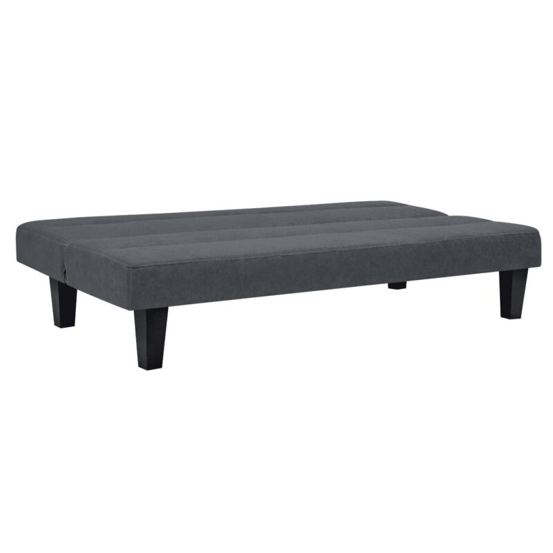 DHP Kebo Futon with Microfiber Cover, Gray Microfiber - Image 12