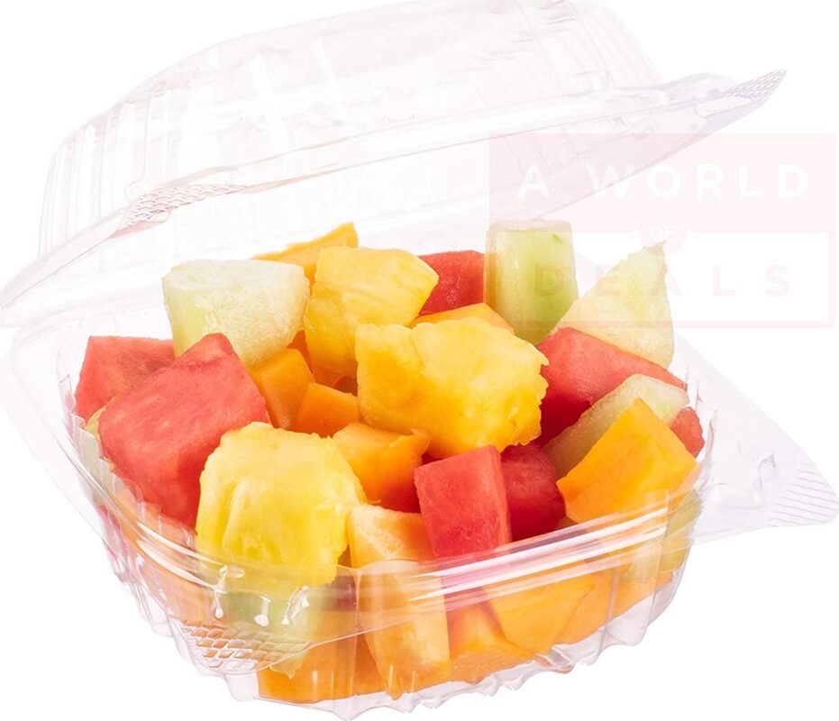 Dart C53PST1 13.8 oz Sandwich Container ClearSeal Hinged-Lid Plastic Containers - Clear (500/Carton) - Image 6