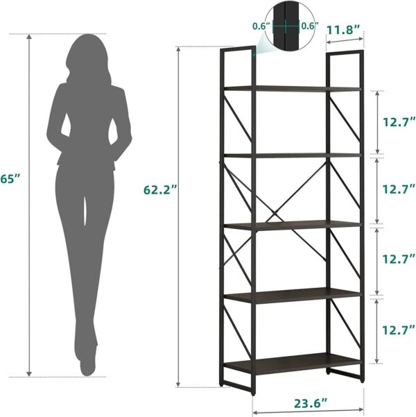 Dextrus 5 Tier Bookc 0febe2d2038d4ea29a35124b5305e6b8