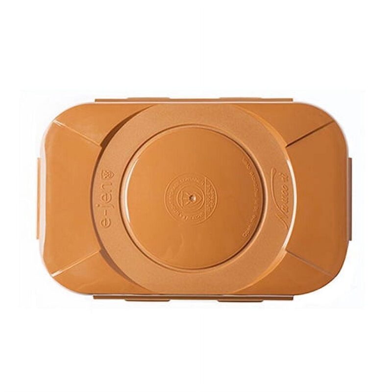 E-Jen Premium Kimchi, Sauerkraut Probiotic Fermentation Container with Inner Vacuum Lid (Earthenware Brown, 0.9 gal/ 3.4L) - Image 6