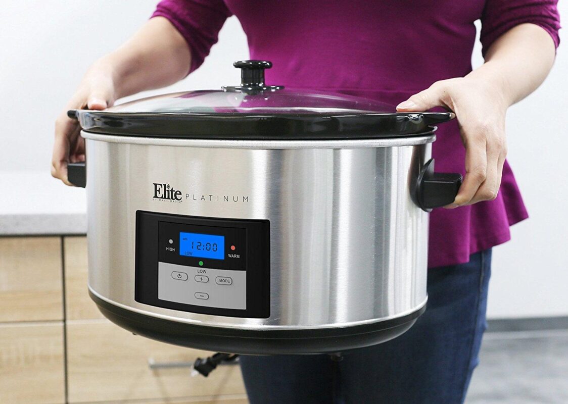 Elite Platinum Digital Slow Cooker, Stainless Steel, 8.5 Quart - Image 3