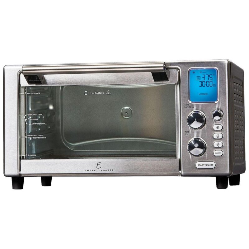 Emeril Lagasse - Air Fry Toaster Oven - Brushed Stainless Steel - Image 2