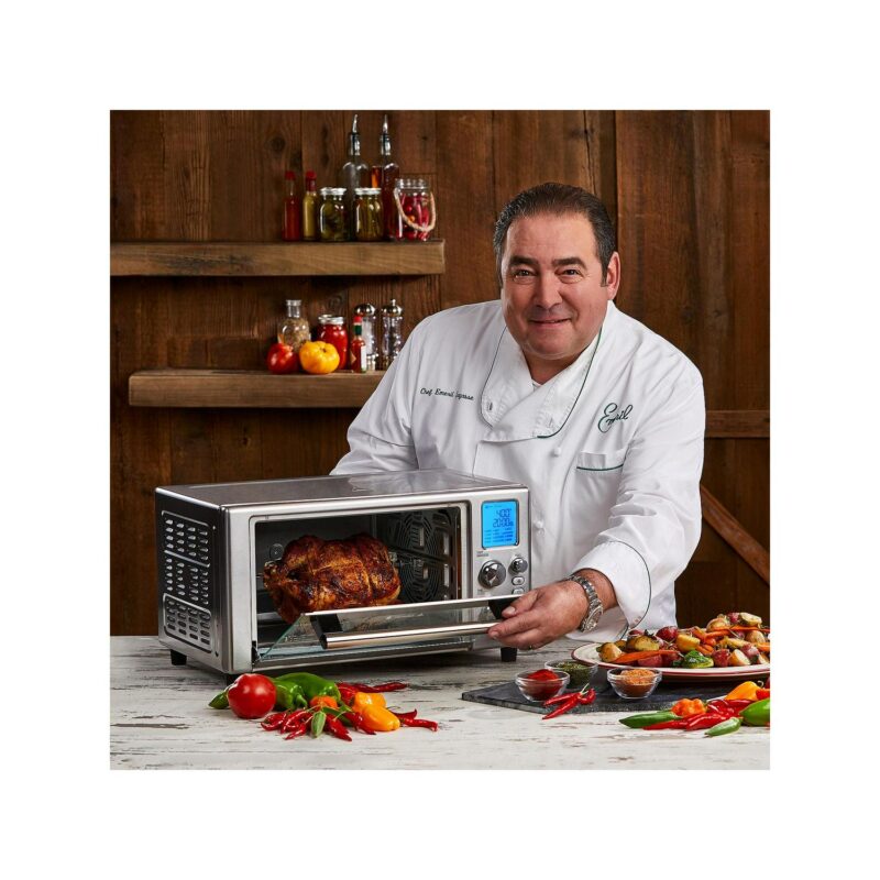Emeril Lagasse - Air Fry Toaster Oven - Brushed Stainless Steel - Image 4