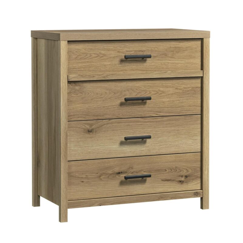 Erie Collection by Sauder 4-Drawer Bedroom Dresser, Timber Oak Finish - Image 11