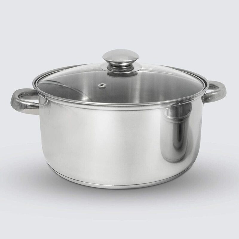 Excel Steel 10 Piece Stainless Steel Cookware Set with Tools - Image 3