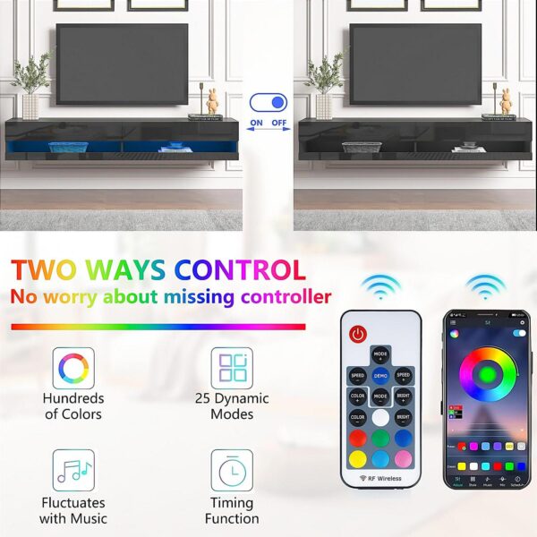 Floating TV Stand fo 56615aa51f1e9822237b21885ce124b2