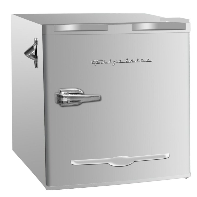 Frigidaire 1.6 Cu Ft Retro Mini Fridge with Side Bottle Opener - Moonbeam - Image 4