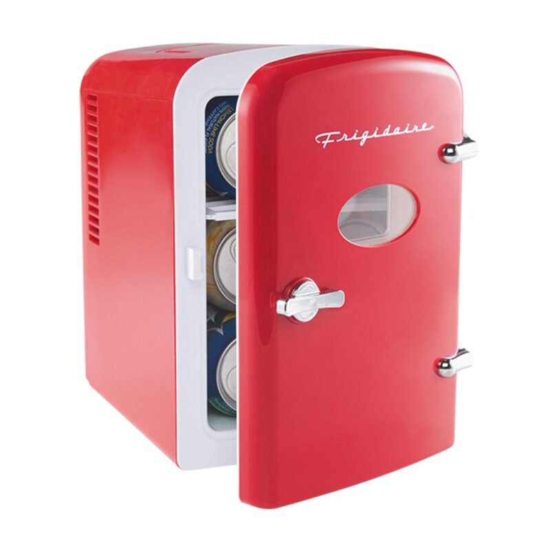 Frigidaire Portable Retro 6-can Mini Fridge EFMIS129, Red - Image 5