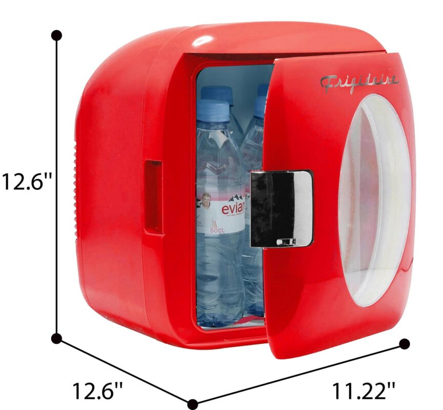Frigidaire Portable Retro 12-Can Capacity Mini Cooler, EFMIS462, Red - Image 2