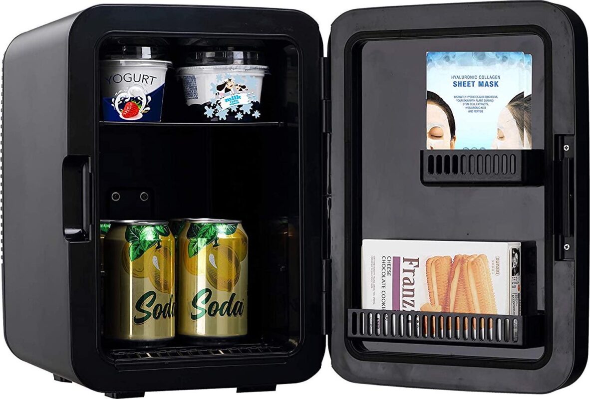 Frigidaire, Retro 10L, 15-Can Mini Personal Fridge Cooler, EFMIS183, Stainless Steel - Image 4