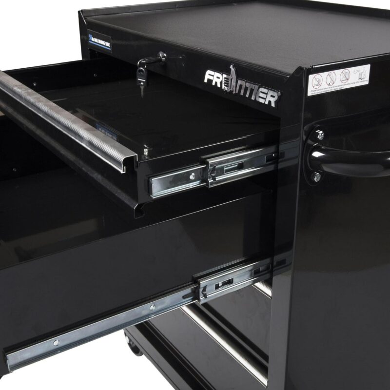 Frontier 26-inch 4-Drawer Base Cabinet Tool Chest, Metal, Black, 41112 - Image 8
