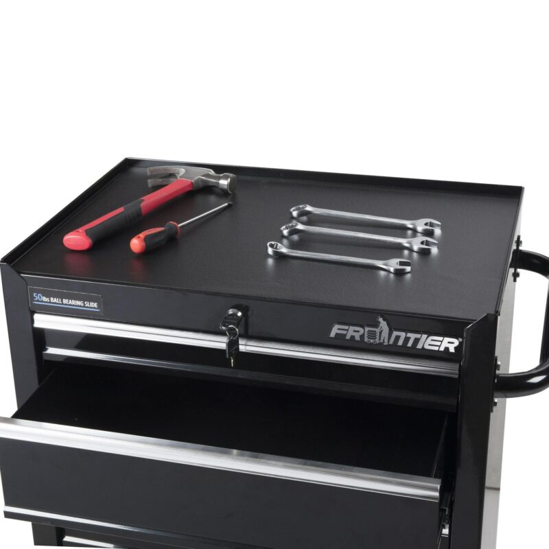 Frontier 26-inch 4-Drawer Base Cabinet Tool Chest, Metal, Black, 41112 - Image 5