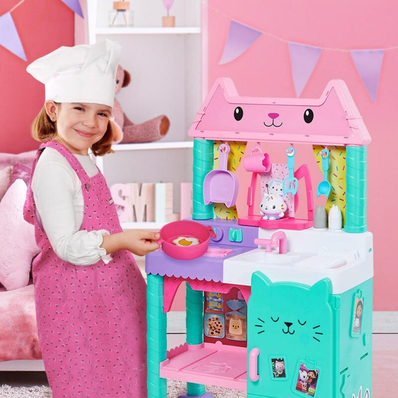 Gabbya s Dollhouse, Interactive Cakey Play Kitchen Set, for Kids Ages 3+ - Image 12