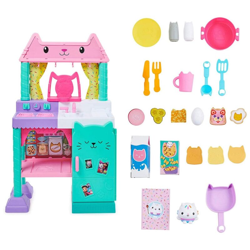 Gabbya s Dollhouse, Interactive Cakey Play Kitchen Set, for Kids Ages 3+ - Image 5