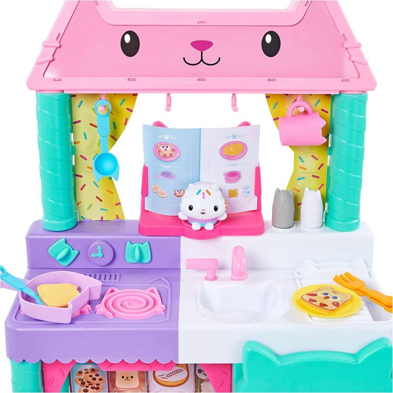 Gabbya s Dollhouse, Interactive Cakey Play Kitchen Set, for Kids Ages 3+ - Image 7