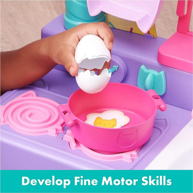 Gabbya s Dollhouse, Interactive Cakey Play Kitchen Set, for Kids Ages 3+ - Image 9