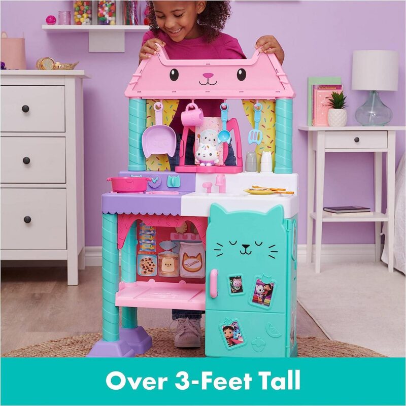 Gabbya s Dollhouse, Interactive Cakey Play Kitchen Set, for Kids Ages 3+ - Image 11