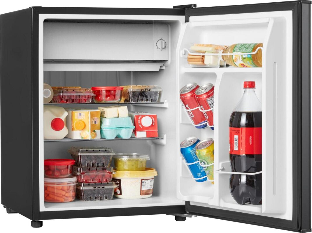 Galanz 2.5 Cu ft One Door Fridge, Black Estar, New - Image 4