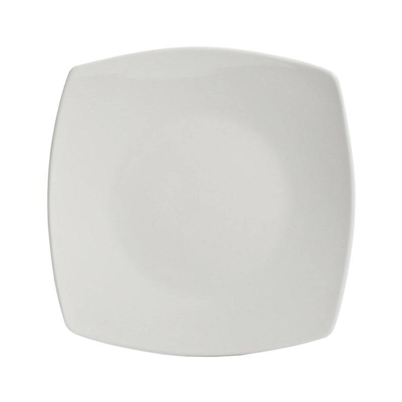 Gibson Home Everyday Square White Ceramic Expanded 40-Piece Dinnerware Set - Image 7