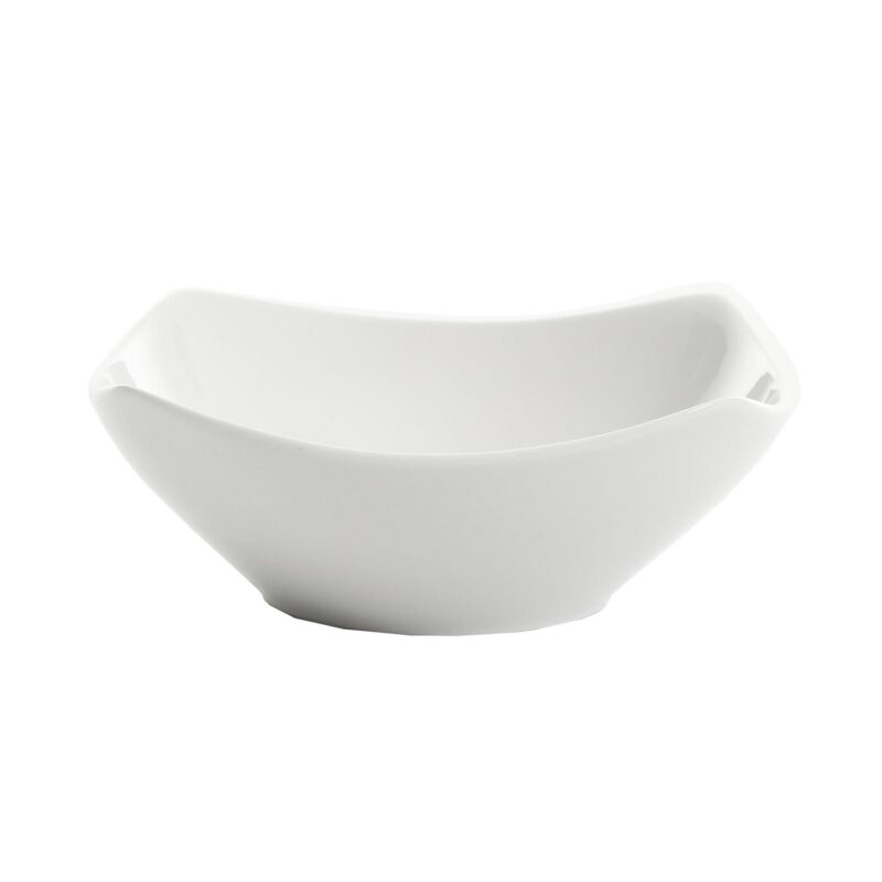 Gibson Home Everyday Square White Ceramic Expanded 40-Piece Dinnerware Set - Image 5