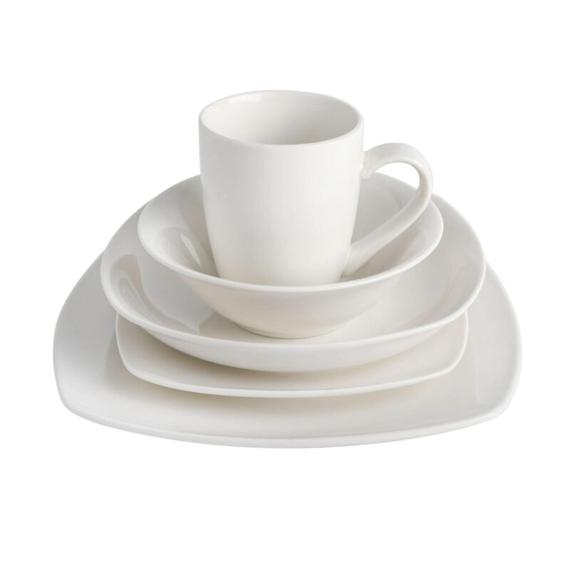 Gibson Home Liberty Hill 30-Piece Dinnerware Set, White - Image 3
