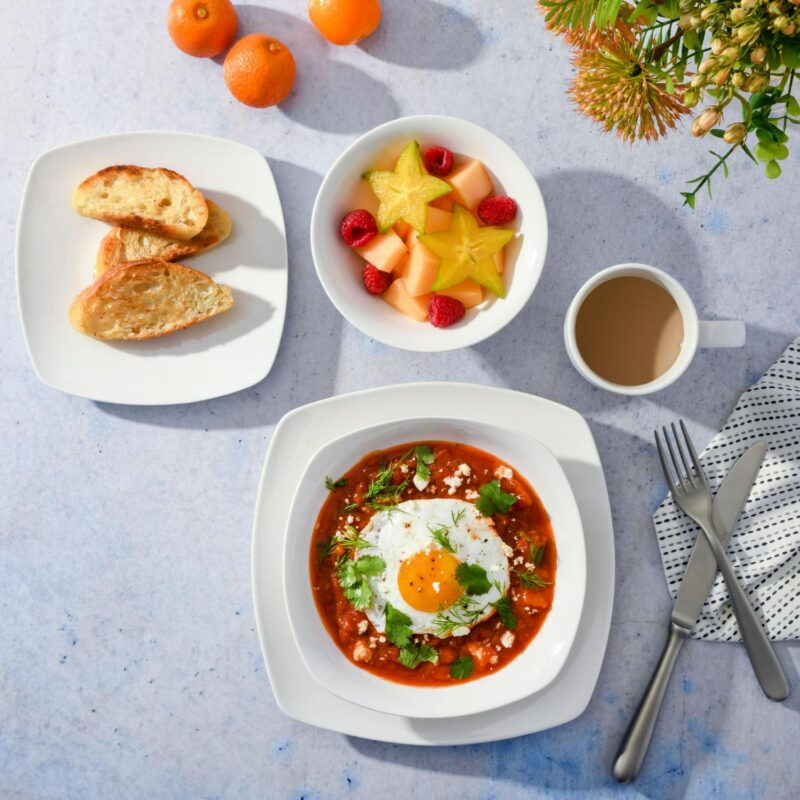 Gibson Home Liberty Hill 30-Piece Dinnerware Set, White - Image 5