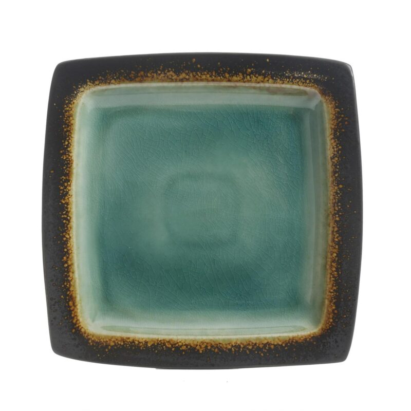 Gibson Home Ocean Oasis 16-Piece Dinnerware Set, Turquoise - Image 5