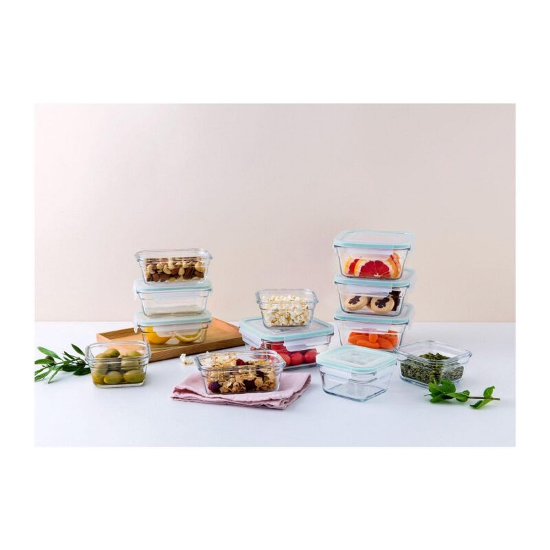 Glasslock 24 Piece Oven Microwave Safe Glass Food Storage Containers Set w/ Lids - Image 2