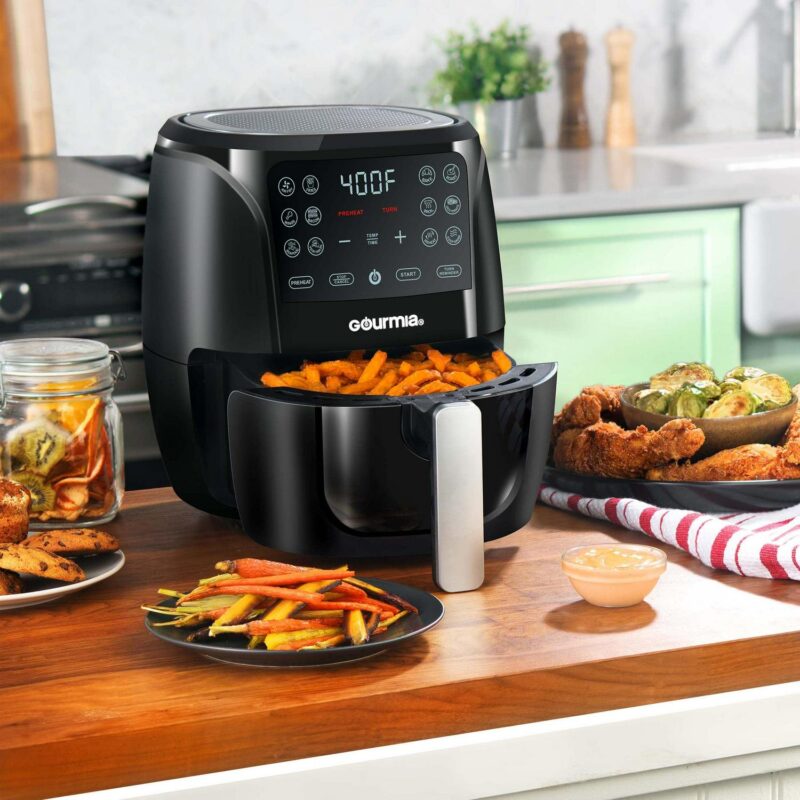 Gourmia 4 Qt Digital Air Fryer with Guided Cooking, Black GAF486 - Image 4