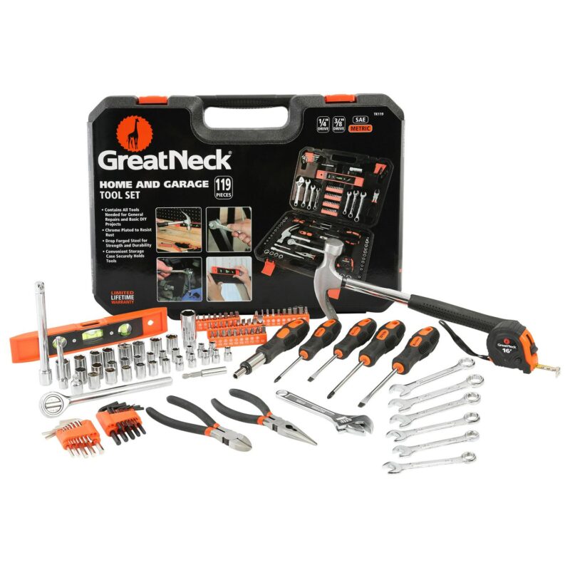 Great Neck TK119 119-Piece Tool Set - Image 13