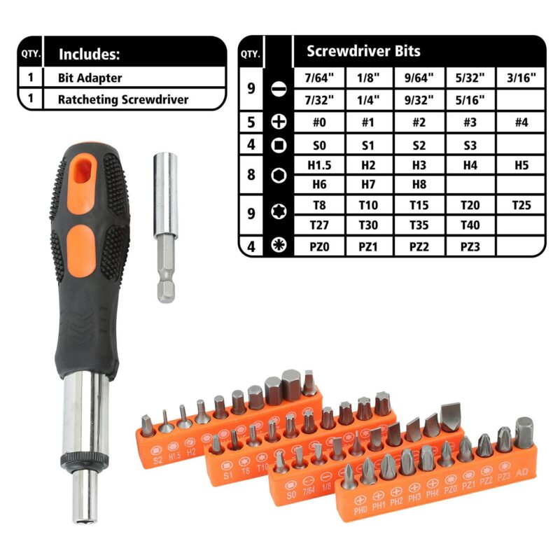 Great Neck TK119 119-Piece Tool Set - Image 8
