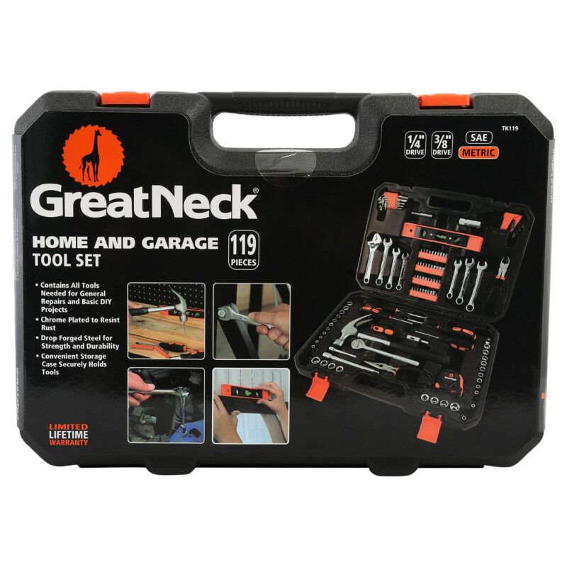 Great Neck TK119 119-Piece Tool Set - Image 14