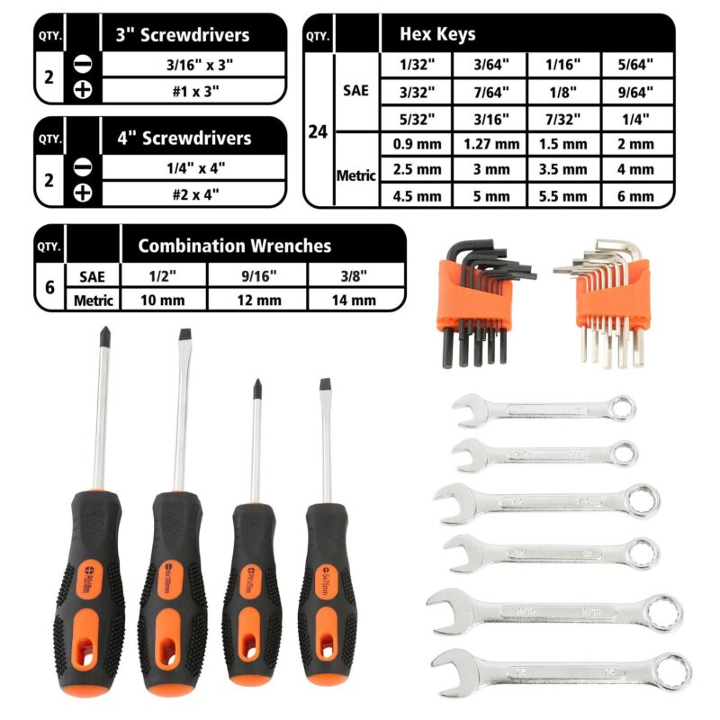 Great Neck TK119 119-Piece Tool Set - Image 6