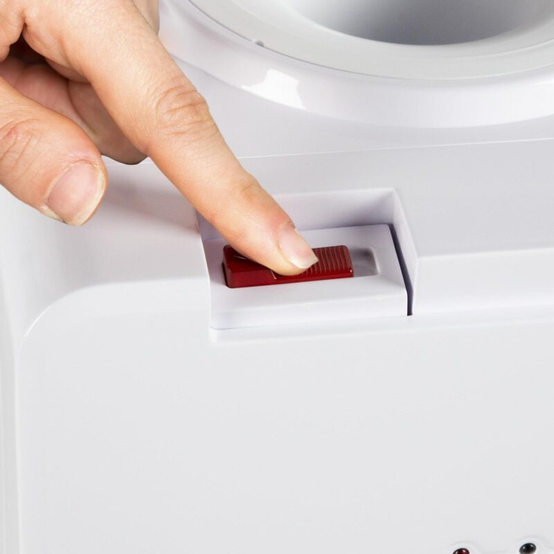 Great Value Top Loading Hot, Cold Temperature Water Dispenser, White Water Cooler, 36.4  High - Image 11