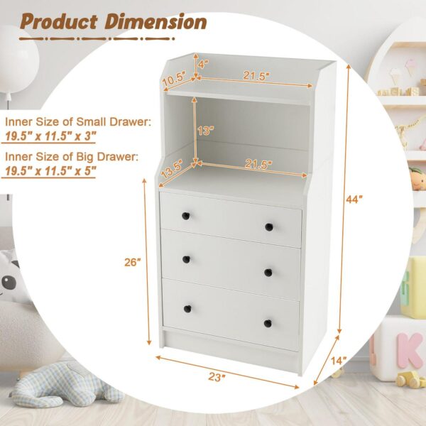Gymax 3 Drawer Dress d3d70428f444f56ea98c2fbfff2ed493