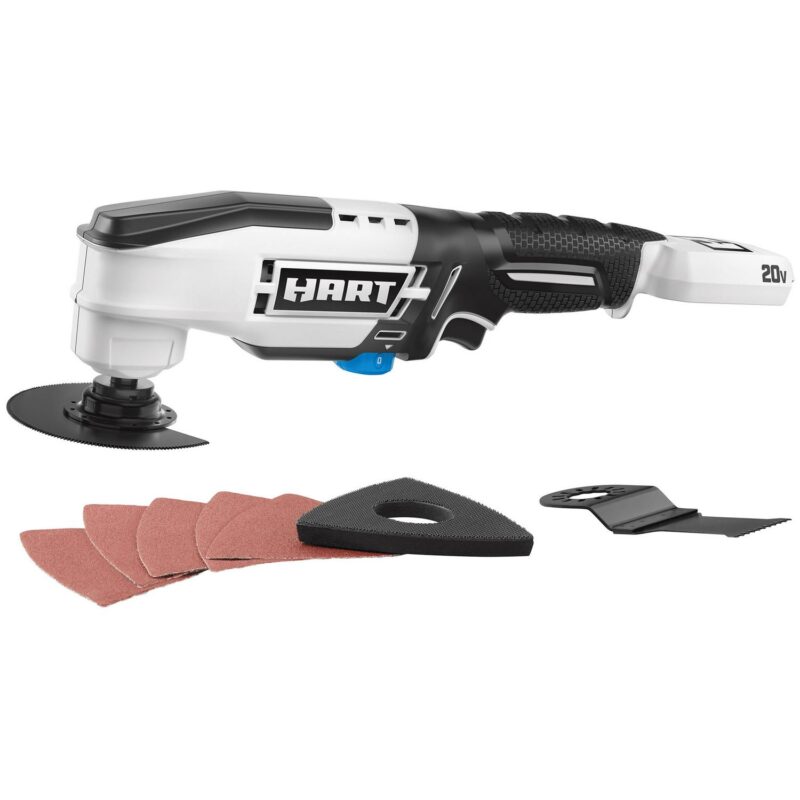 HART 20-Volt 2-Pack 4Ah and Charger Starter Kit and Muti-Tool Bundle - Image 2