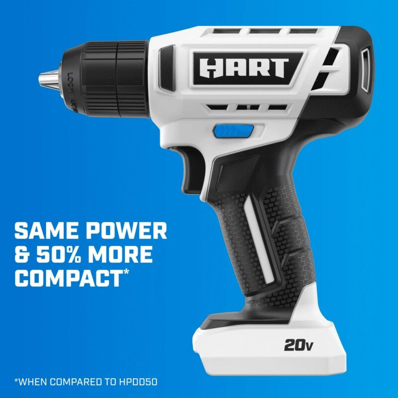 HART 20-Volt 3/8a Drill/Driver Kit, Generation 2, (1) 1.5Ah Lithium-Ion Battery - Image 5