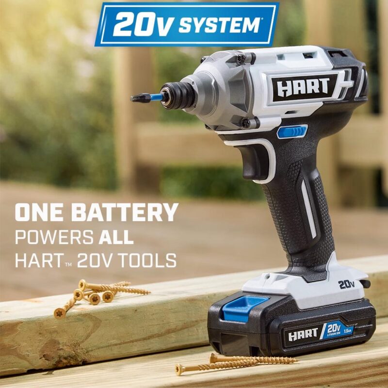HART 20-Volt 5-Tool Kit with 70-Piece Accessory Set - Image 6