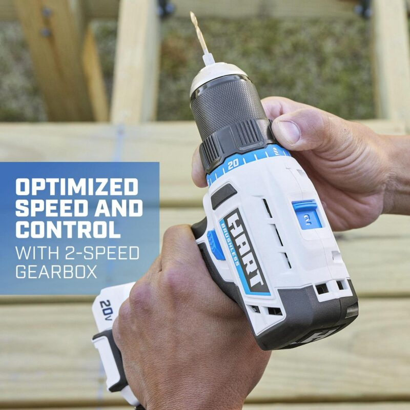 HART 20-Volt Brushless 1/2-inch Drill/Driver Kit, Gen 2 - Image 11