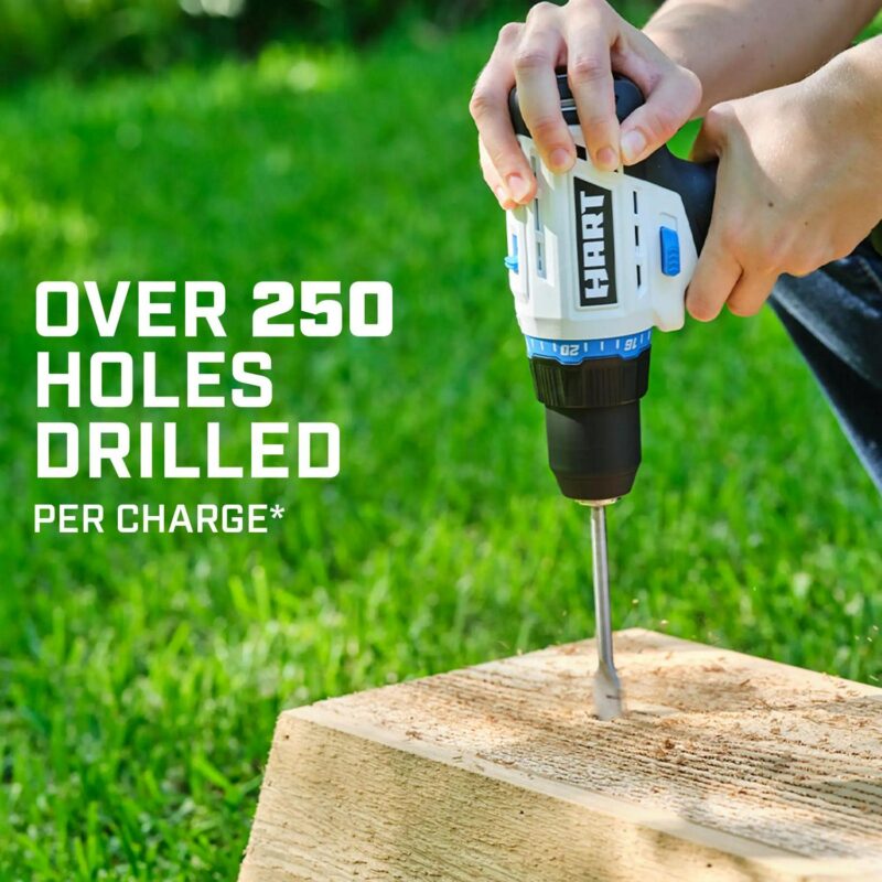HART 20-Volt Cordless 5-Tool Combo Kit with Storage Bag, (2) 2.0Ah Lithium-Ion Batteries - Image 2