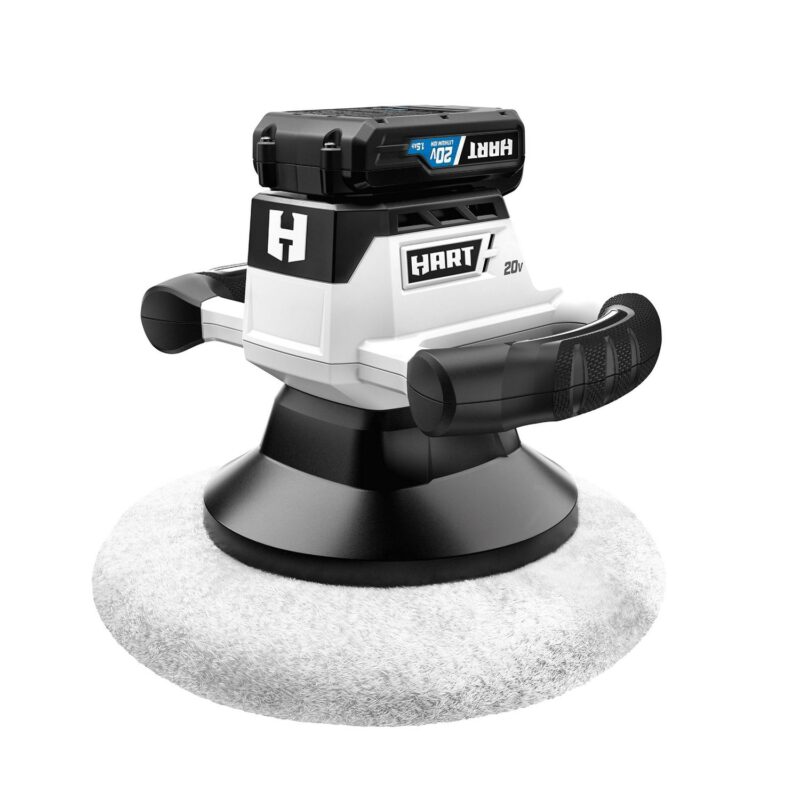 HART 20-Volt Cordless 10-inch Random Orbit Buffer (Battery Not Included), New Condition - Image 6