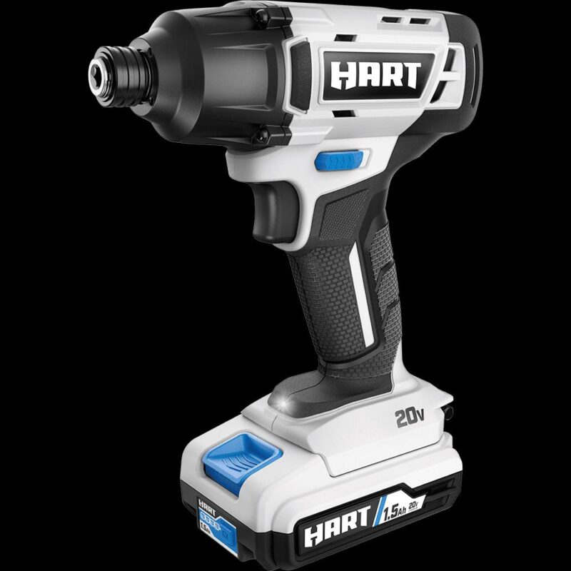 HART 20-Volt Impact Driver and 31-Piece Impact Driver Bit Set