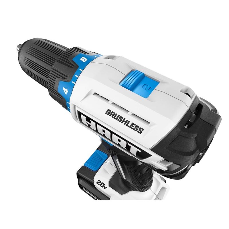 HART 20 Volts 4-Tool Brushless Combo Kit, (1) 2.0Ah and (1) 4.0Ah Lithium-Ion Battery - Image 13