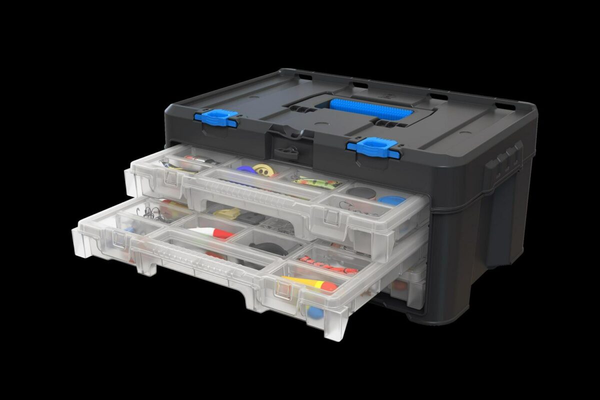 HART Stack System 3 Case Organizer for Parts and Tools, Integrates with the HART Modular Storage System - Image 4