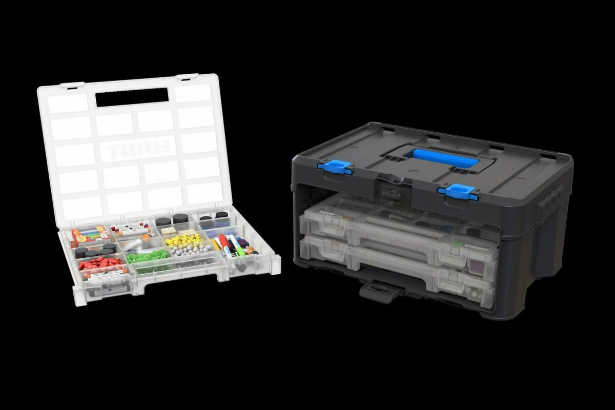 HART Stack System 3 Case Organizer for Parts and Tools, Integrates with the HART Modular Storage System - Image 5