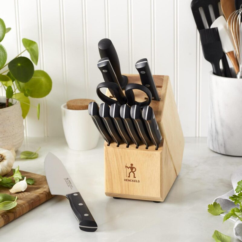HENCKELS Dynamic 12-pc Knife Block Set - Natural - Image 2