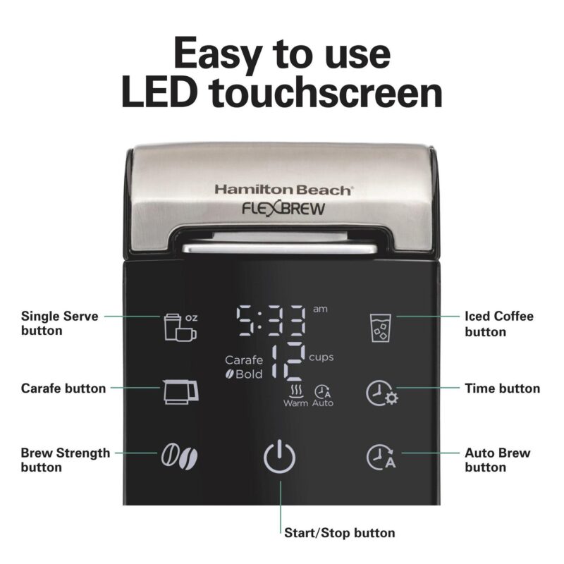 Hamilton Beach FlexBrew Advanced 5-in-1 Coffee Maker - Image 8