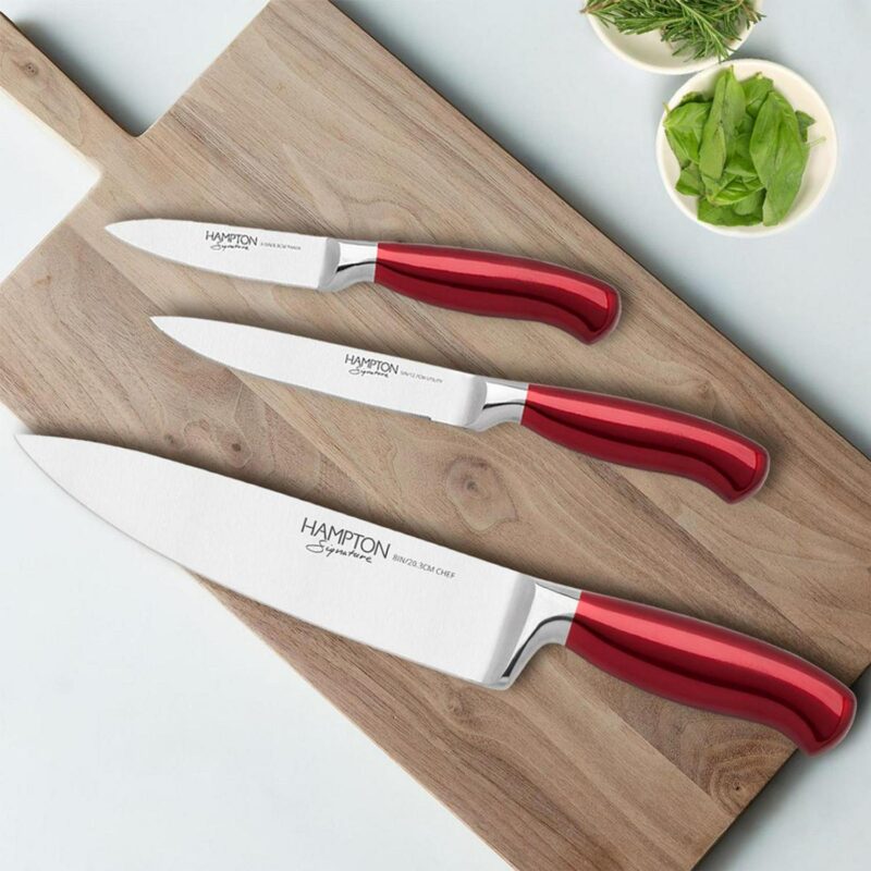 Hampton Signaturea c Argentum Red - 14 Piece Knife Block Set, Forged - Image 5